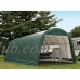 15' x 24' x 12' Round Style Shelter, Green   554798152